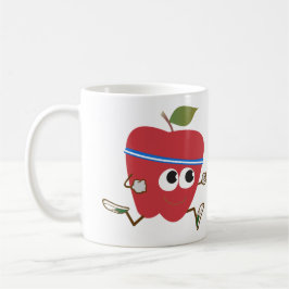 Niedlicher Apple Runner Kaffeetasse