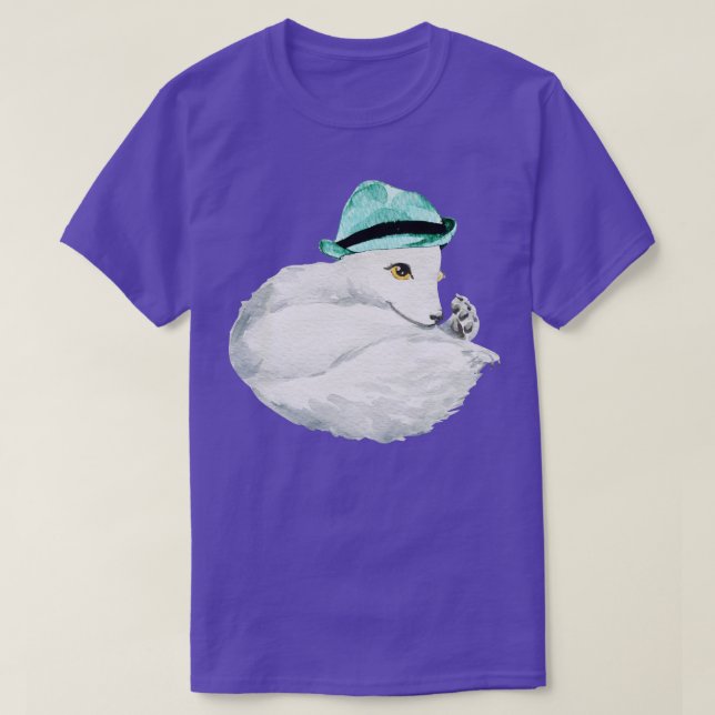 Niedlicher arktischer Fuchs 2 T-Shirt (Design vorne)