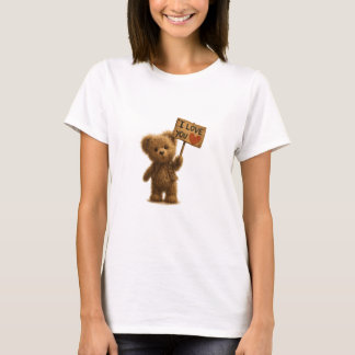 Niedlicher armer Bär Geburtstags Halloween FrauenT T-Shirt