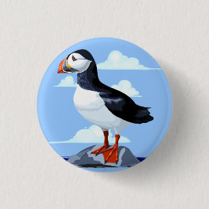 Niedlicher Atlantik Button