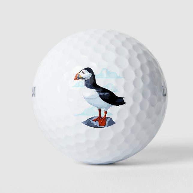 Niedlicher Atlantik Golfball (Vorderseite)