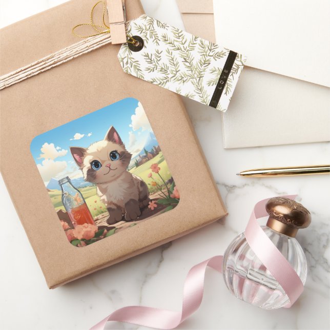 Niedlicher Aufkleber (Schenken)