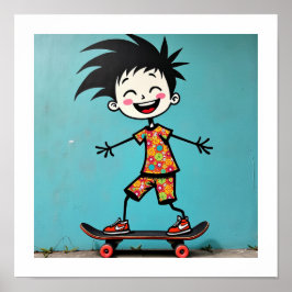 Niedlicher Aufkleber Poster