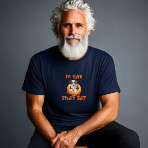 Niedlicher australischer Schäfer halloween orange  T-Shirt