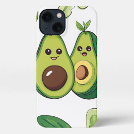 Niedlicher Avocado Couple Phone Case | Funny Kawai iPhone Hülle