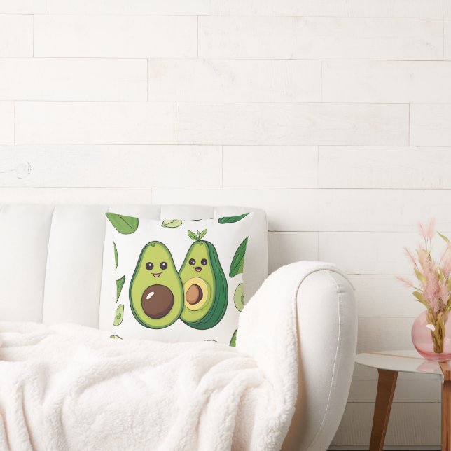 Niedlicher Avocado Couple Phone Case | Funny Kawai Kissen (Liege)