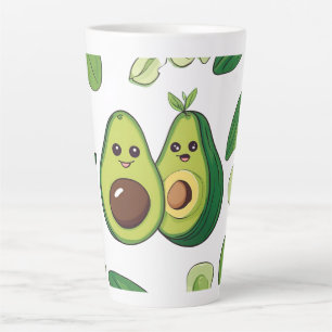 Niedlicher Avocado Couple Phone Case   Funny Kawai Milchtasse