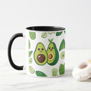Niedlicher Avocado Couple Phone Case Funny Kawai Tasse