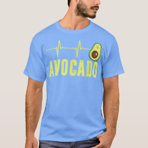 Niedlicher Avocado Heartbeat, Vegan für Männer Fra T-Shirt