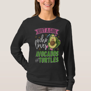 Niedlicher Avocado Ocean Tier Niedlicher Haustier  T-Shirt