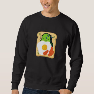 Niedlicher Avocado Toast für Mädchen Frauen Avocad Sweatshirt