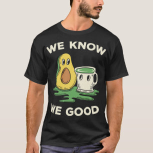Niedlicher Avocado und Matcha T-Shirt