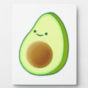 Niedlicher Avocado Zeichnend Fotoplatte