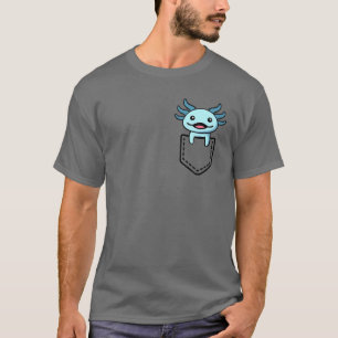 Niedlicher Axolotl Kids Boy Girl Salamander am Poc T-Shirt