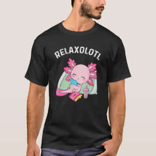 Niedlicher Axolotl mexikanischer Salamander Relaxo T-Shirt