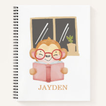 Niedlicher Baby Affe Buchnacht Kinder