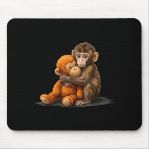 Niedlicher Baby-Affe Schlage-Meme Niedlicher Baby- Mousepad