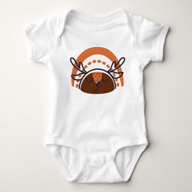 Niedlicher Baby-Bodysuit Baby Strampler (Vorderseite)