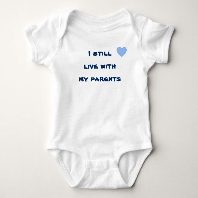 Niedlicher Baby-Bodysuit, ich lebe noch mit meinen Baby Strampler (Vorderseite)
