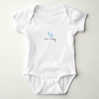 Niedlicher Baby Bodysuit mit Fußabdruck Baby Strampler