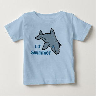Niedlicher Baby-Delphin-T - Shirt