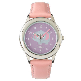 Niedlicher Baby-Elefant für Mädchen Armbanduhr