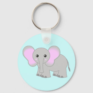 Niedlicher Baby-Elefant Schlüsselanhänger