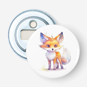 Niedlicher Baby Fox Button Flaschenöffner