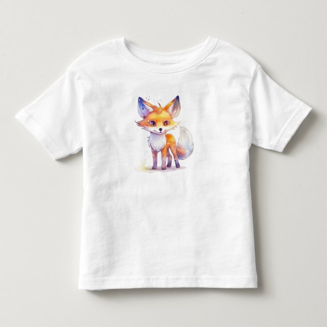 Niedlicher Baby Fox Kleinkind-T - Shirt (Vorderseite)
