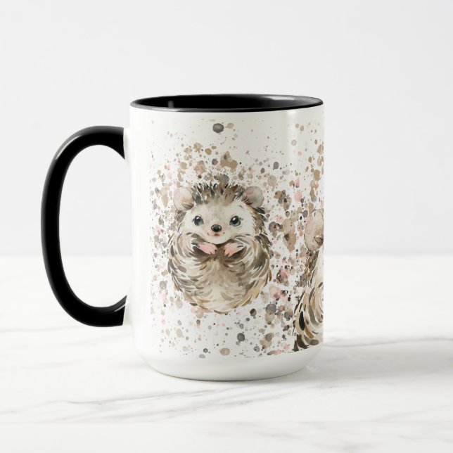 Niedlicher Baby-Igel  Tasse (Links)