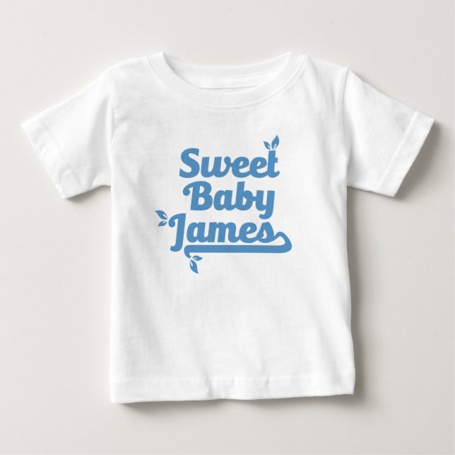 Niedlicher Baby-James-Entwurf Baby T-shirt (Vorderseite)