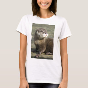 Niedlicher Baby-Otter T-Shirt