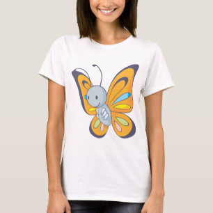 Niedlicher Baby-Schmetterlings-Cartoon T-Shirt