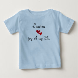 Niedlicher Baby-T - Shirt - bearbeitbarer Name und