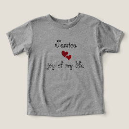 Niedlicher Baby-T - Shirt - bearbeitbarer Name und