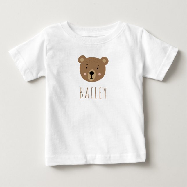 Niedlicher Babybär Baby T-shirt (Vorderseite)