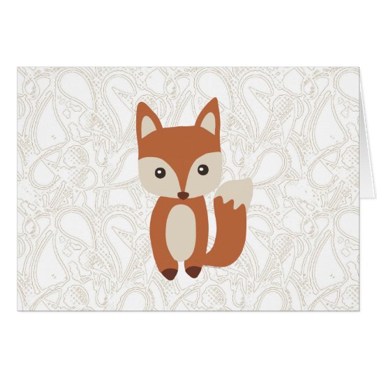 Niedlicher BabyFox Karte