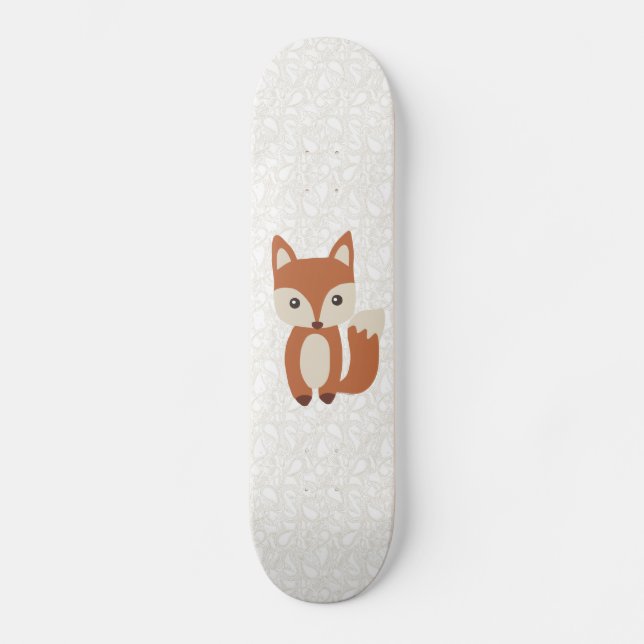 Niedlicher BabyFox Skateboard (Vorderseite)