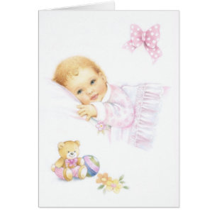 Niedlicher Babymädchenentwurf