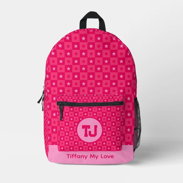 Niedlicher Bachelor Weekend Custom Backpack Bedruckter Rucksack (Vorderseite)