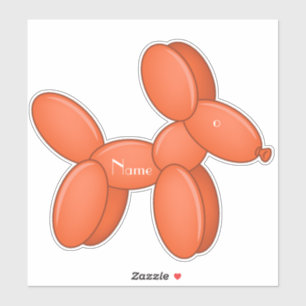 Niedlicher Ballon Dog Thunder_Cove Aufkleber
