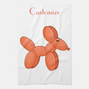Niedlicher Ballon Dog Thunder_Cove Geschirrtuch