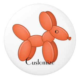 Niedlicher Ballon Dog Thunder_Cove Keramikknauf