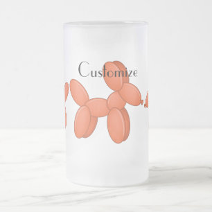 Niedlicher Ballon Dog Thunder_Cove Mattglas Bierglas