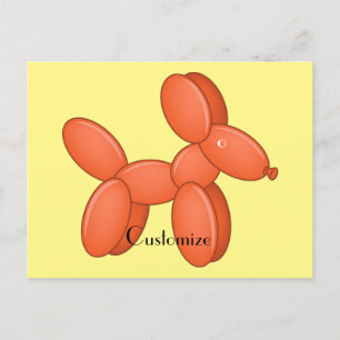 Niedlicher Ballon Dog Thunder_Cove Postkarte