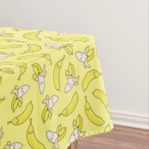 Niedlicher Banana-Kindergeburtstag Tischdecke