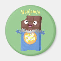 Niedlicher Bar-Cartoon-Charakter mit Schokoladenko