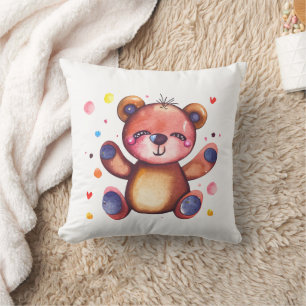 Niedlicher Bär Cool Teddy-positiv Kissen