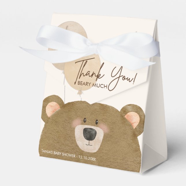 Niedlicher Bär, den wir frühzeitig abwarten können Geschenkschachtel (Vorderseite)