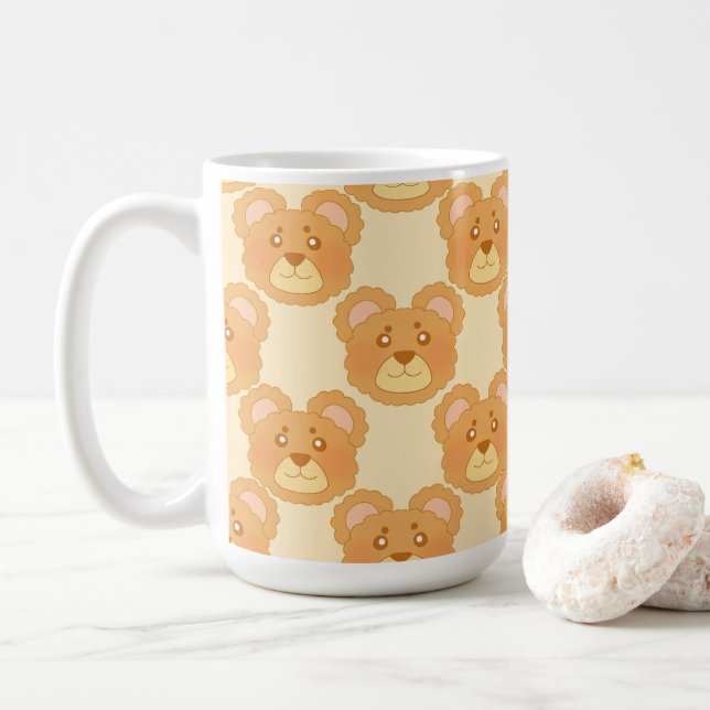 Niedlicher Bär Kaffeetasse (Mit Donut)